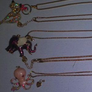 Betsey Johnson Necklaces - Lot of 5